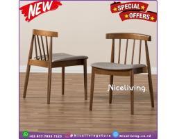 Kursi Makan Kursi Cafe Minimalis Retro Jati Furniture Jepara - Semarang Kota Jawa Tengah