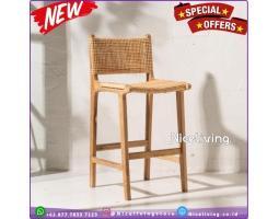 Kursi Bar Rotan Jati Kursi Bar Cafe Furniture Jepara - Semarang Kota Jawa Tengah