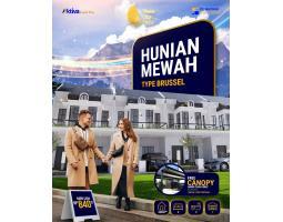 Dijual Rumah Hunian 2 Lantai LT80 LB60 Konsep Klasik Modern Eropa Type Brussel Vibes Sejuk di Cihanjuan - Bandung Barat Jawa Barat