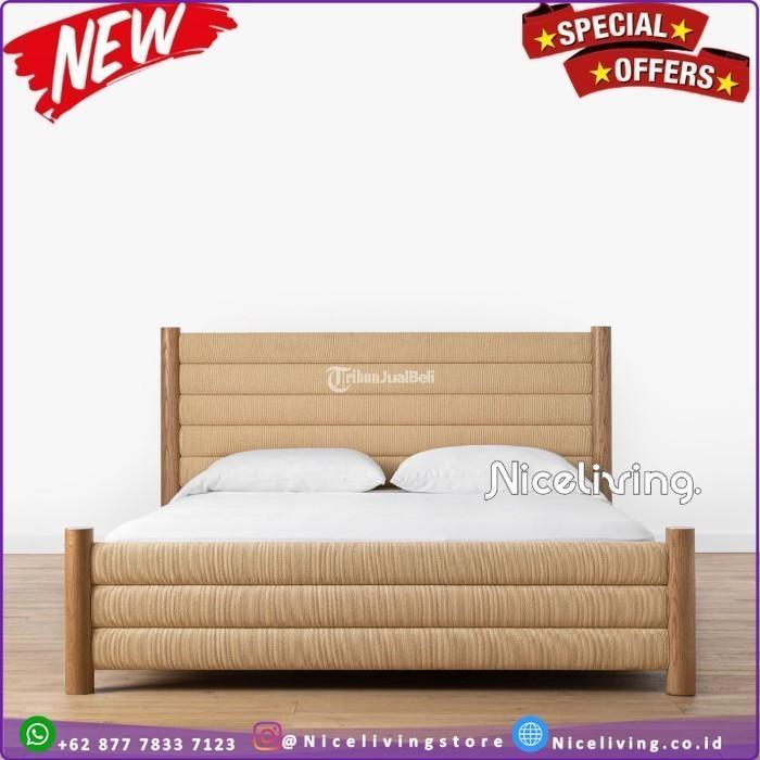 Dipan Minimalis Rangka Dipan Kayu Jati - Tangerang Banten