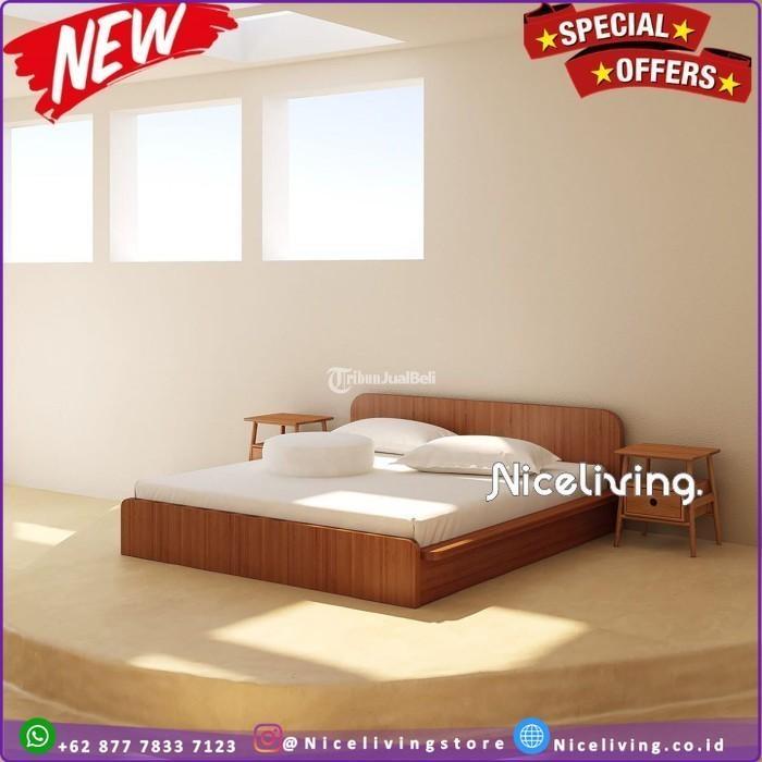 Rangka Tempat Tidur Minimalis Jati - Tangerang Banten