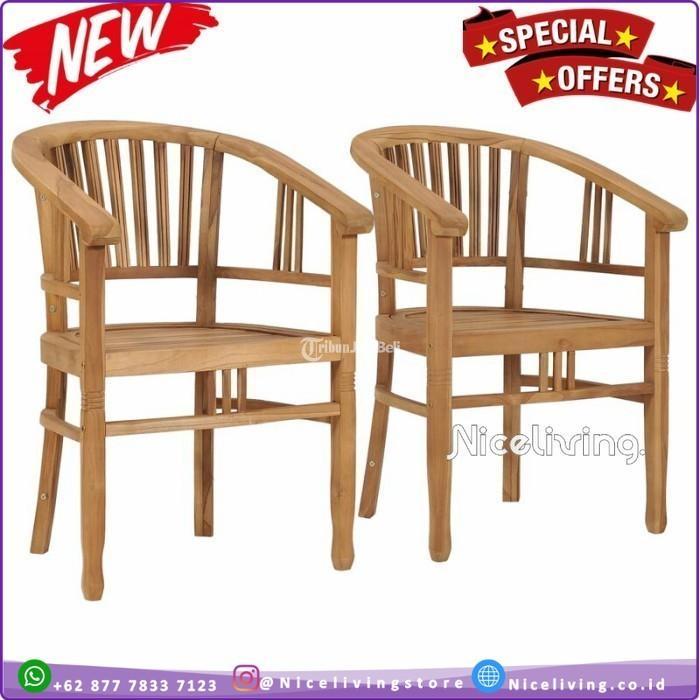 Kursi Cafe Kayu Jati Kursi Makan Betawi Amerika Kursi Cafe Murah - Tangerang Banten