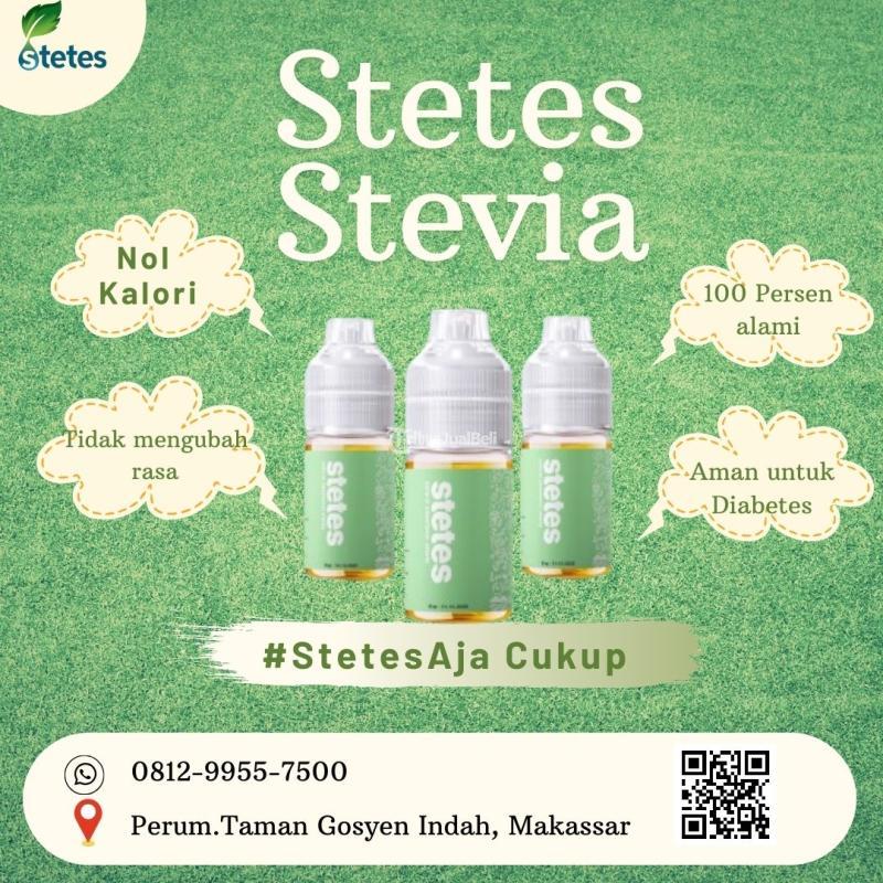 Supplier Resmi Stetes Stevia Termurah Untuk Segala Usia Morowali 5ml - Makassar Sulawesi Selatan 