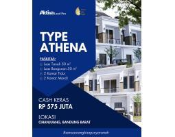 Dijual Rumah Nyaman dan Asri LT50 LB50 2KT 2KM Legalitas SHM - Bandung Jawa Barat 