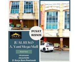 Dijual Ruko Baru Luas 280 m2 di A Yani Mega Mall - Pontianak Kalimantan Barat