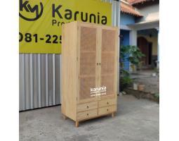 Produsen Lemari Pakaian Kayu Pintu Rotan - Kulon Progo Yogyakarta