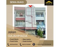 Disewakan Ruko Luas 173 m2 Baru Jalan Merdeka - Pontianak Kalimantan Barat