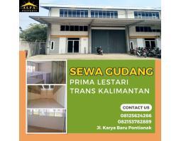 Jual Gudang dg Sekat Ruang LT600 LB504 Muat Kontainer Jalan Trans Kalimantan Pontianak Tenggara - Pontianak Kalimantan Barat