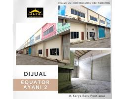 Jual Gudang Lokasi Equator A Yani 2 Pontianak Tenggara - Pontianak Kalimantan Barat