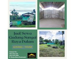 Jual Gudang Tanah Luas 2600M LB200 Tepi Jalan Sungai Raya Dalam Pontianak Tenggara - Pontianak Kalimantan Barat