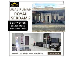 Dijual Rumah Royal Serdam 2LT240 LB300 4KT 4KM SHM - Kota Pontianak Kalimantan Barat