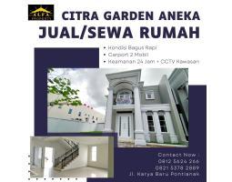 Sewa Rumah Hook Sisa Lahan Citra Garden Aneka Pontianak Tenggara - Pontianak Kalimantan Barat