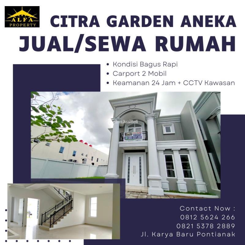 Sewa Rumah Hook Sisa Lahan Citra Garden Aneka Pontianak Tenggara - Pontianak Kalimantan Barat