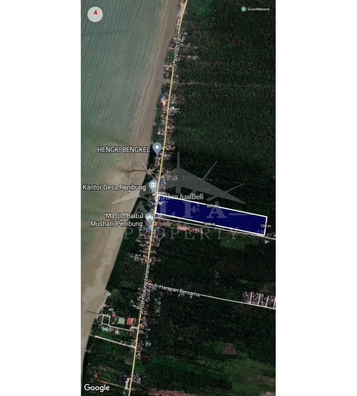 Jual Tanah 6 Hektar SHM Pelabuhan Kijing Mempawah Pontianak - Mempawah Kalimantan Barat