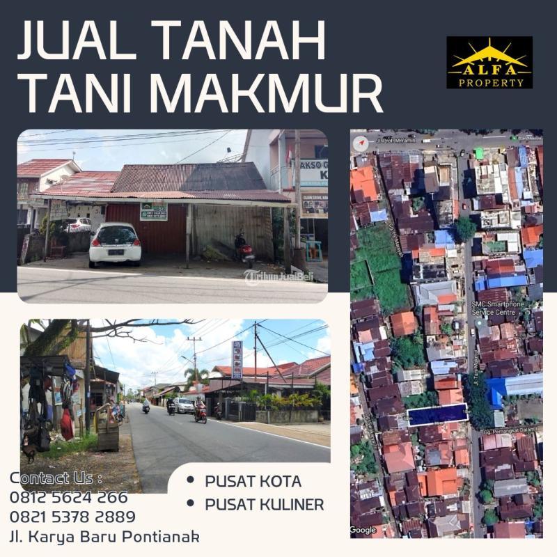 Jual Tanah Tani Makmur 10x36 Bangun 2 Ruko Pontianak Selatan - Pontianak Kalimantan Barat