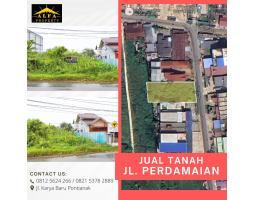 Jual Tanah Jl Perdamaian 20x45 meter Bangun 4 Ruko Kubu Pontianak - Kubu Raya Kalimantan Barat
