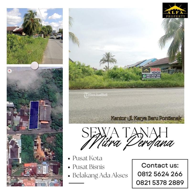Jual Tanah Mitra Perdana 1445m2 Bangun Cafe Cuci Mobil Pontianak Selatan - Pontianak Kalimantan Barat
