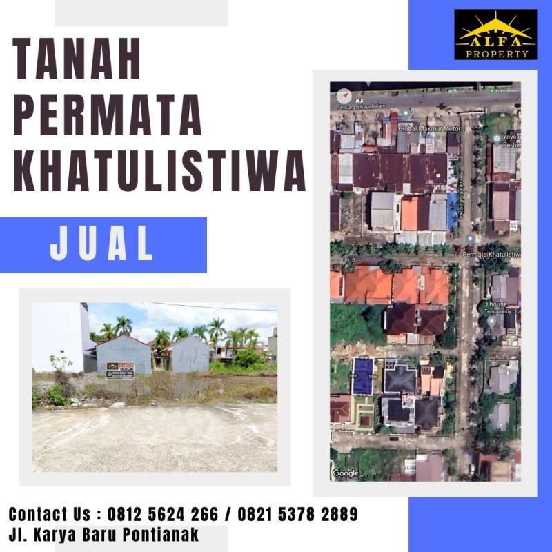 Jual Tanah 2 Kav Bgn Rumah Sei Raya Dalam Pontianak Tenggara - Pontianak Kalimantan Barat