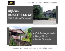 Jual Tanah Plus Bangunan Luas 258m SHM Cocok Bengkel, Kantor, Gudang Purnama 2 Pontianak Selatan - Pontianak Kalimantan Barat