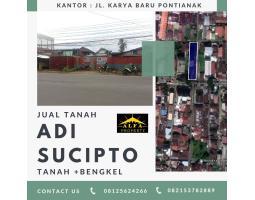 Jual Tanah Adi Sucipto 15x73meter dengan Bengkel Pontianak Tenggara - Pontianak Kalimantan Barat