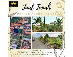 Jual Tanah Luas 1442 m2 Pondok Agung Permai Pontianak Selatan - Kalimantan Barat