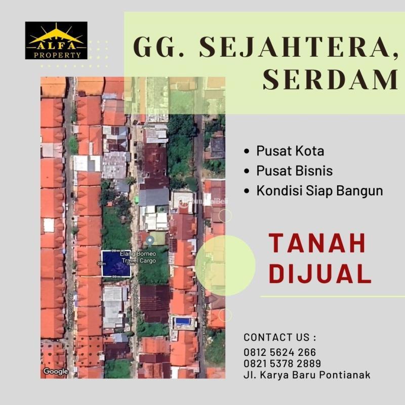 Jual Tanah Harga Murah Luas 400m SHM Sungai Raya Dalam Pontianak Tenggara - Pontianak Kalimantan Barat
