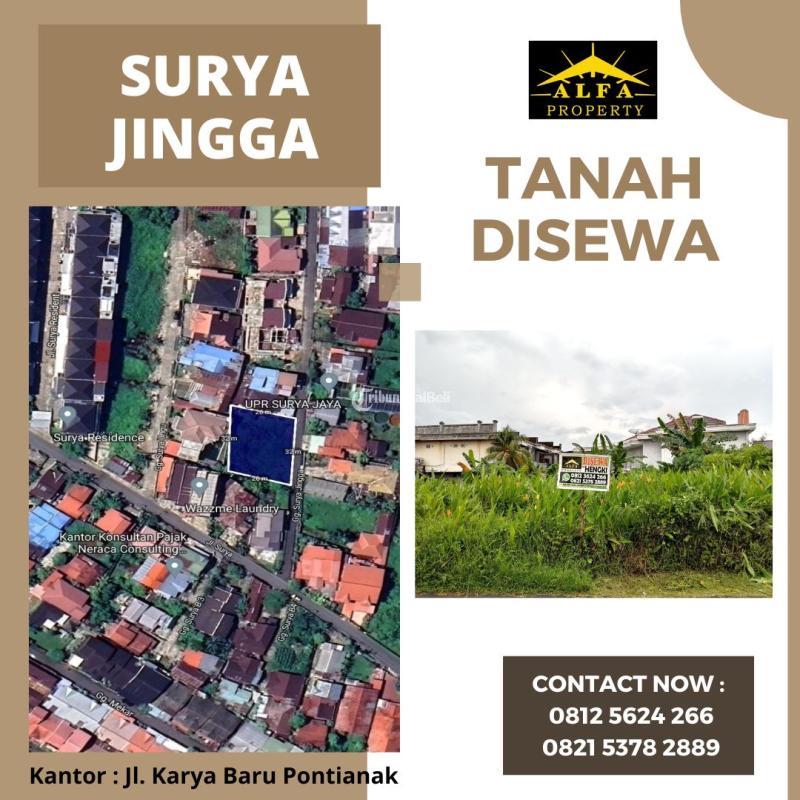 Jual Tanah Harga Murah Luas 832m SHM Jl Surya Jingga Pontianak Selatan - Pontianak Kalimantan Barat