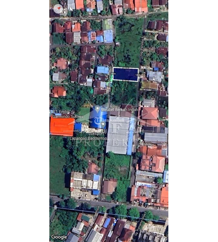 Jual Tanah Strategis Bangun Rumah Luas 648m SHM Purnama Pontianak Selatan - Pontianak Kalimantan Barat