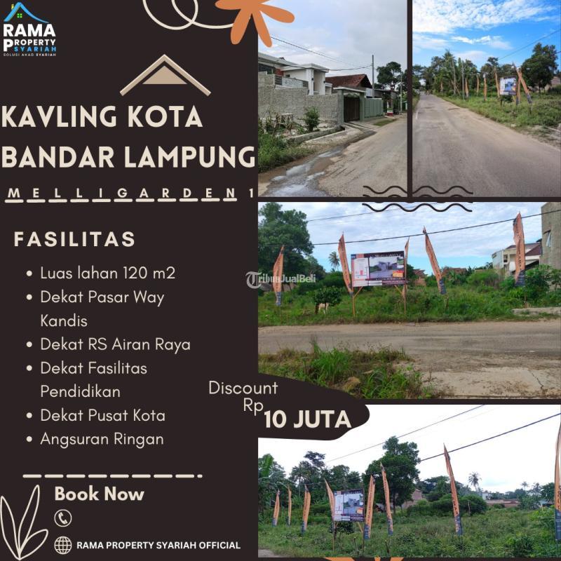 Jual Tanah Kavling Luas 120 m2 Pinggir Jalan AMD Tanjung Senang Dekat Rumah Sakit - Bandar Lampung