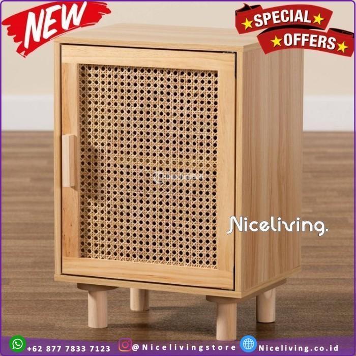 Niceliving Nakas Rattan Nakas Jati Minimalis Nakas Modern - Tangerang Kota Banten