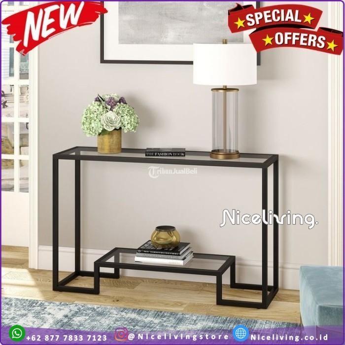 Niceliving Meja Konsul Minimalis Besi Modern - Tangerang Kota Banten