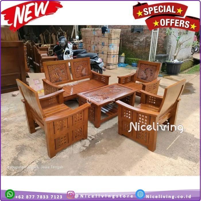 Kursi Tamu Kayu Jati Minimalis Terbaru Sofa Tamu Jepara Terlaris - Tangerang Kota Banten