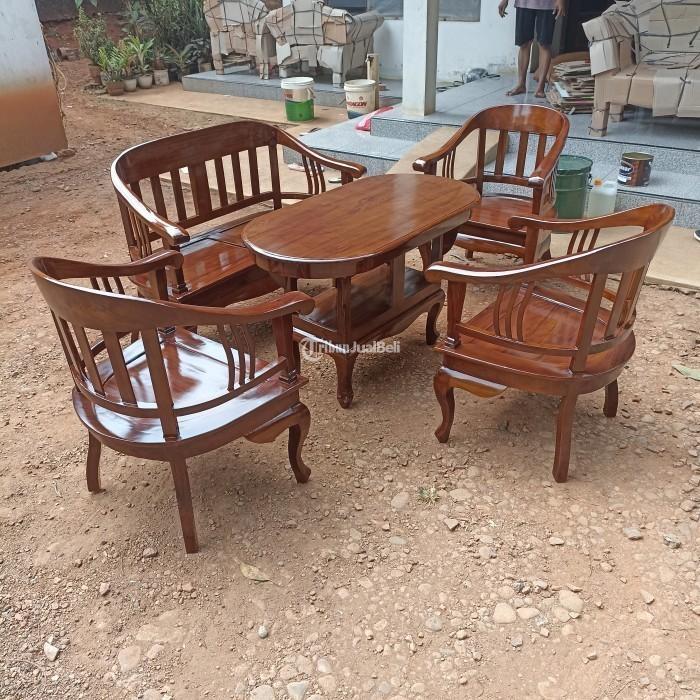 Kursi Tamu Betawi Lenong Kayu Jati Finishing Furniture - Tangerang Kota Banten