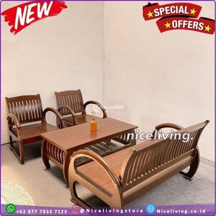 Kursi Tamu Kayu Jati Minimalis Modern Kursi Tamu Sedan Klasik Terbaru - Tangerang Kota Banten
