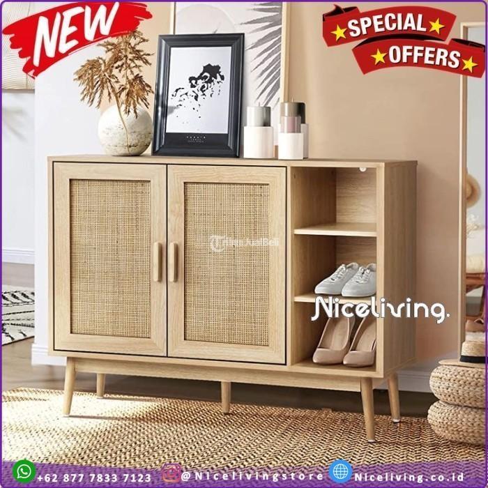 Buffet Rak Sepatu Jati Rak Sepatu Susun - Jakarta Selatan