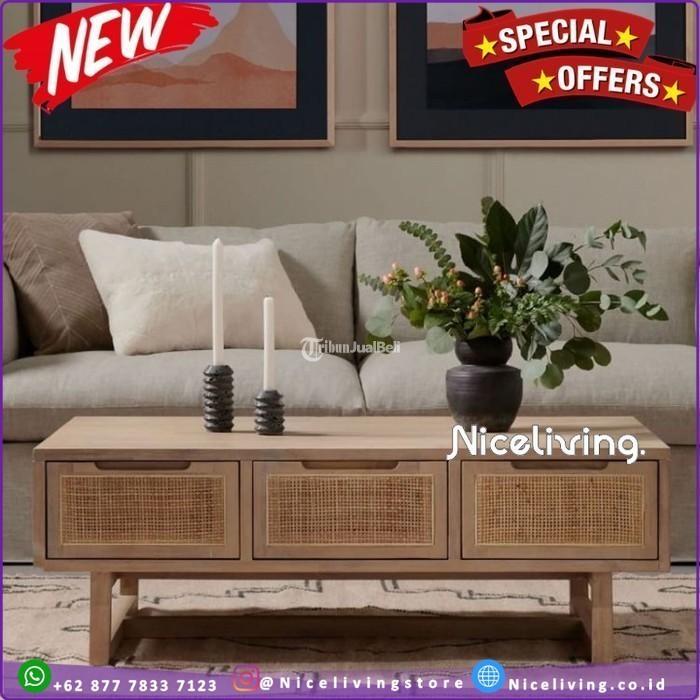 Meja Buffet Kayu Jati Meja Ruang Tamu - Jakarta Selatan