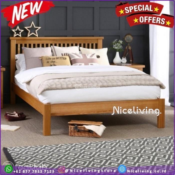 Tempat Tidur, Dipan, Ranjang Minimalis Kayu Jati - Jakarta Selatan