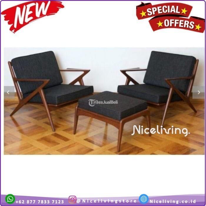 Kursi Teras Retro Dudukan Busa Kursi Santai Kursi Teras Jati Jepara - Jakarta Selatan