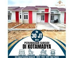 Dijual Rumah Subsidi Tipe 36 2KT 1KM Luas 72m SHM Di Kotamadya Bandar Lampung - Lampung