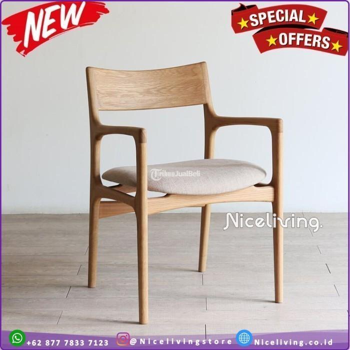 Kursi Cafe Lengan Kayu Jati Kursi Hotel Kursi Makan Cafe  Resto Kayu - Jakarta Selatan