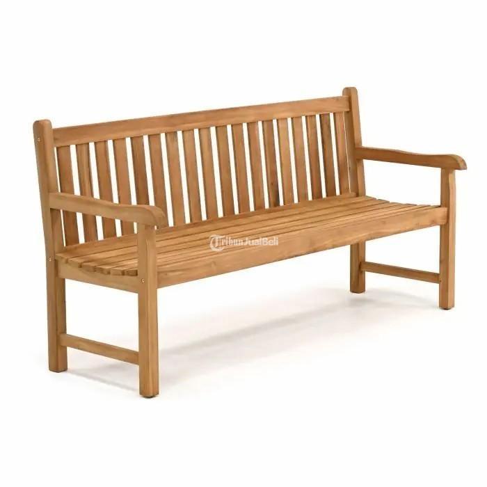 Kursi Teras Kayu Jati Bangku Taman P 120cm - Jakarta Selatan