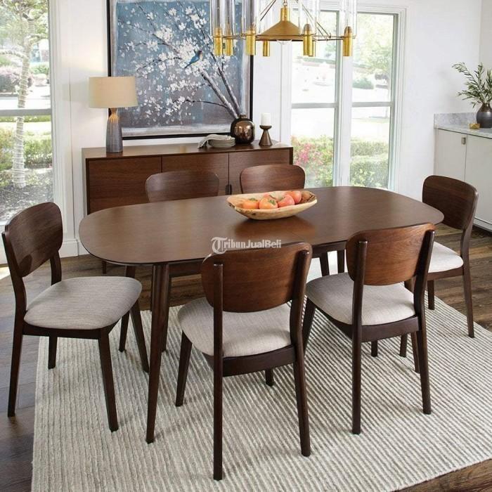 Meja Makan Minimalis Dudukan Busa Kursi 6 Kayu Jati Kursi Meja Cafe 4 Kursi - Jakarta Selatan