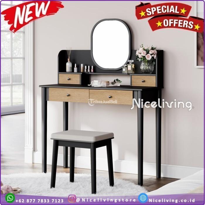 Meja Rias Modern Terbaru Meja Rias Retro Kayu Jati - Jakarta Selatan
