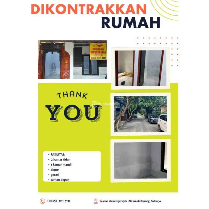 Dikontrakkan Rumah Luas 6 x 12 m2 Legalitas SHM - Sidoarjo Jawa Timur 