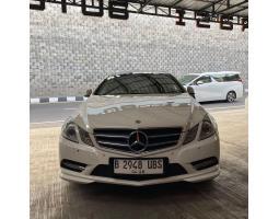 Mobil Mercedes Benz E250 Coupe 2012 Warna Putih Bekas Terawat - Yogyakarta