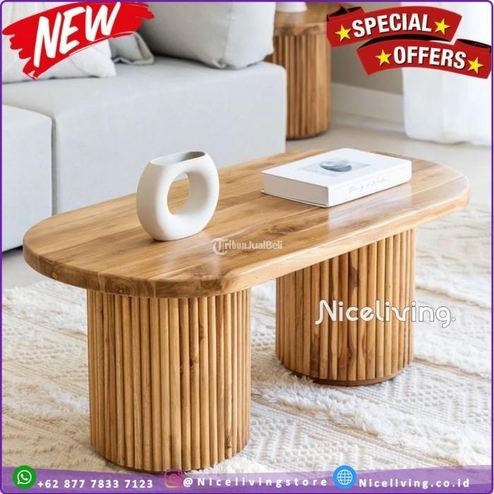 Meja Tamu Salur Jati Furniture Jepara - Tangerang Kota Banten