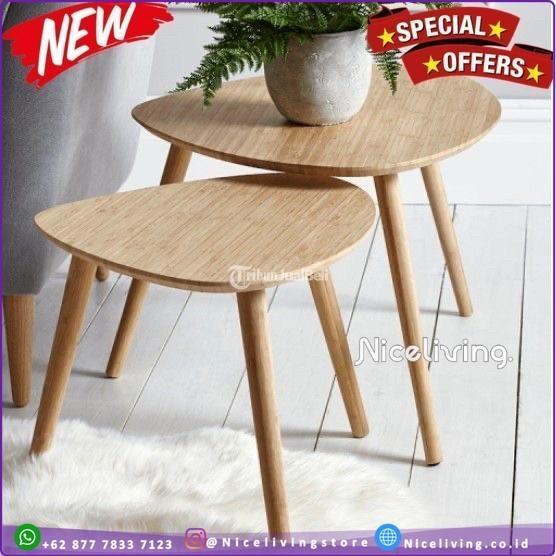 Meja Tempat Pot Bunga 2 Pcs Furniture Jepara - Tangerang Kota Banten