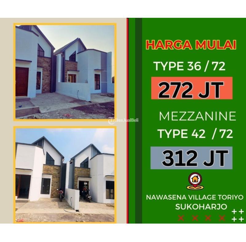 Dijual Rumah Tipe 42 Baru Cluster Lokasi Premium - Sukoharjo Jawa Tengah