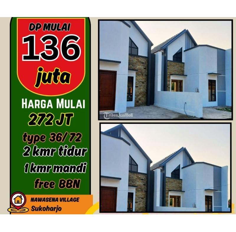 Dijual Rumah Tipe 42 Baru Cluster Lokasi Premium - Sukoharjo Jawa Tengah