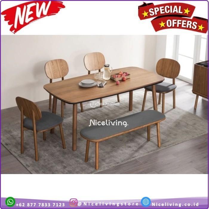 Set Kursi Meja Makan Minimalis Jati Furniture Jepara - Tangerang Kota Banten